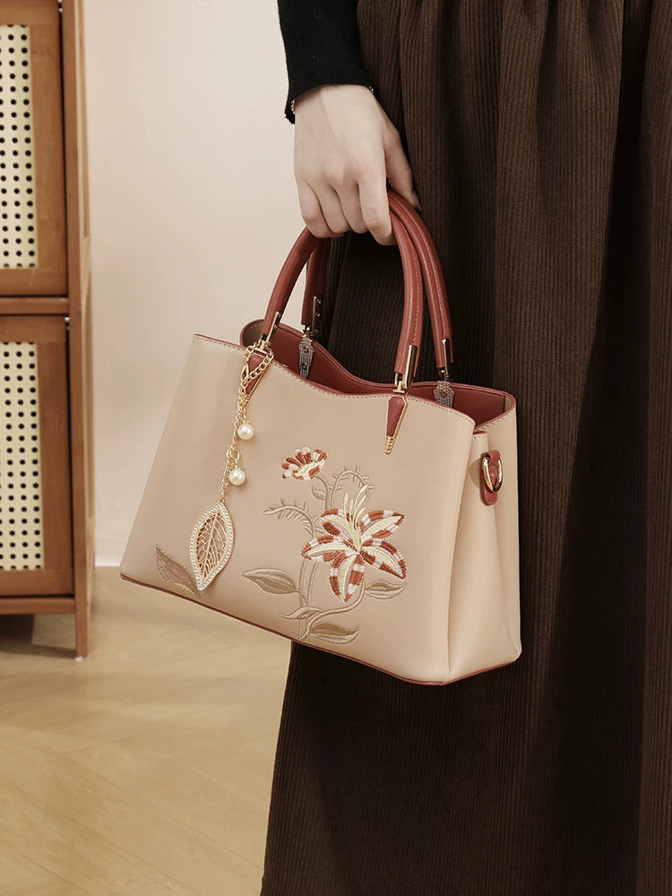 Embroidered Women’s Handbag – Perfect Birthday & Wedding Gift Bag