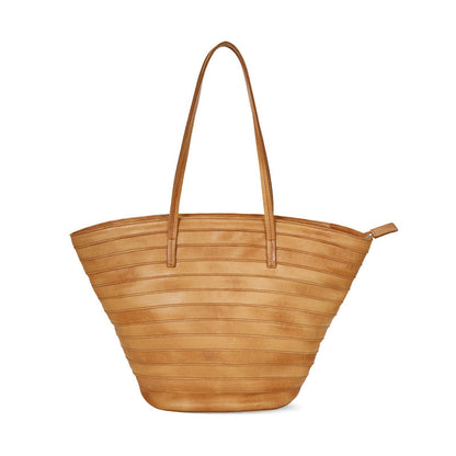 Genuine Leather Shoulder Bag – Large Capacity Tote Handbag