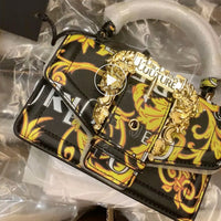 Women’s Genuine Leather Square Crossbody Bag – Minimalist Shoulder Handbag