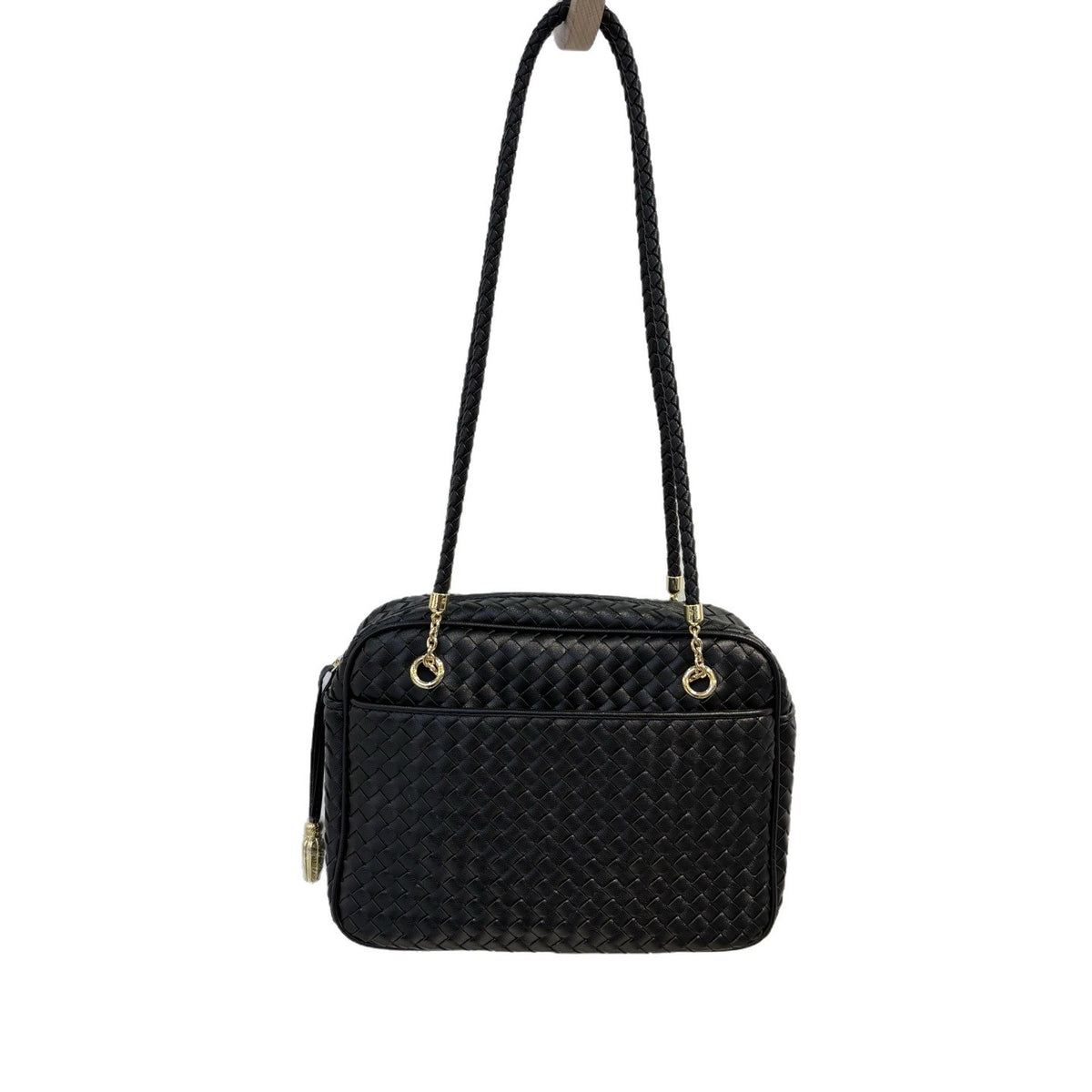 Women’s Handwoven Leather Camera Bag – Vintage Shoulder & Handbag