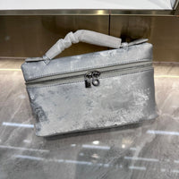 Women’s Matte Leather Mini Box Bag – Handbag, Shoulder & Crossbody