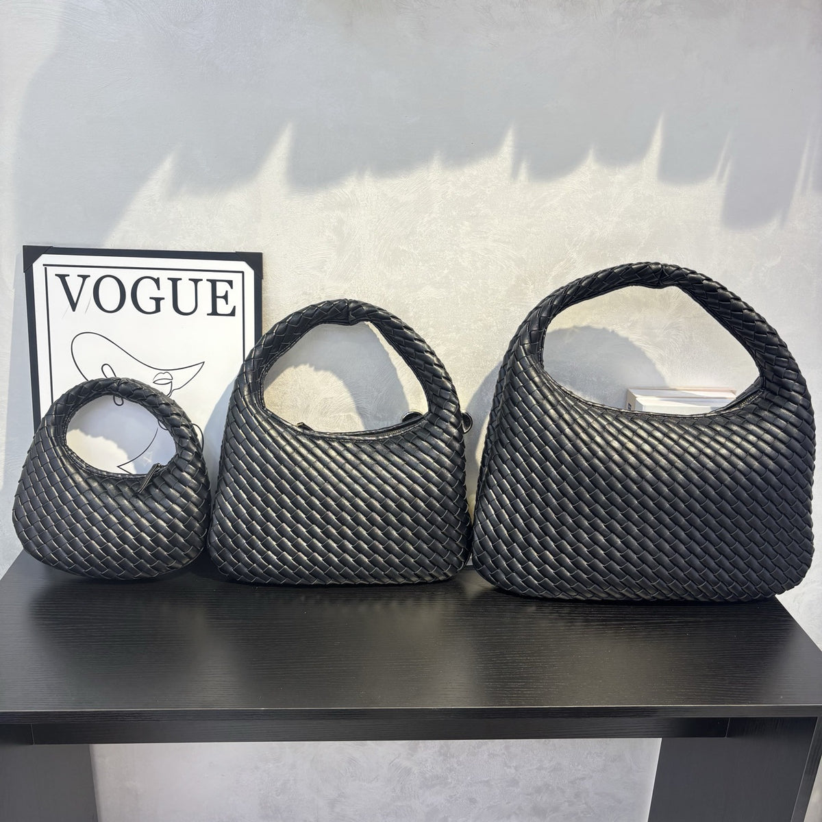 Women’s Woven Leather Round Bag – Handcrafted Handbag & Crossbody