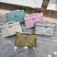 Women’s Matte Leather Mini Box Bag – Handbag, Shoulder & Crossbody