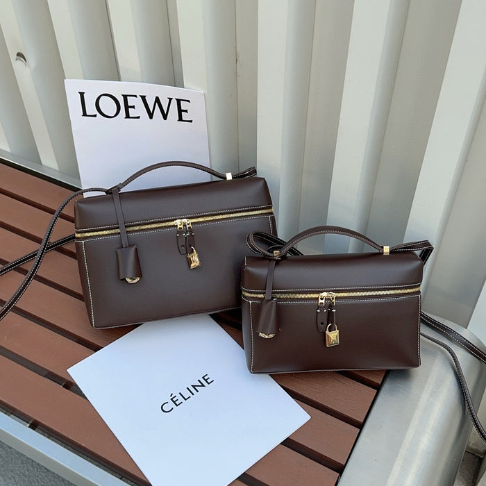 Women’s Vintage Leather Box Bag – Handbag & Crossbody